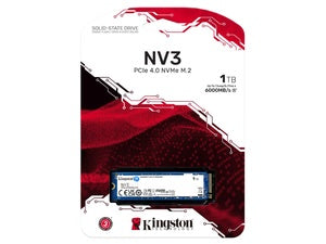 Kingston SNV3S 1TB NV3 PCIe 4.0 NVMe M.2 SSD Kingston SNV3S 1TB NV3 PCIe 4.0 NVMe M.2 SSD